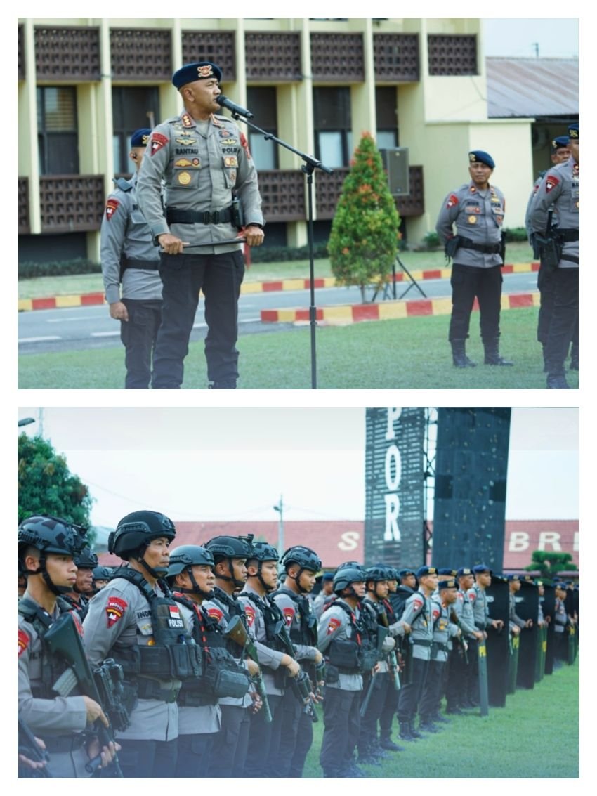 Satuan Brimob Polda Sumut Siaga Total Sambut May Day 2026, Kombes Pol Rantau Isnur Eka:  Humanis Tegas dan Maksimal
