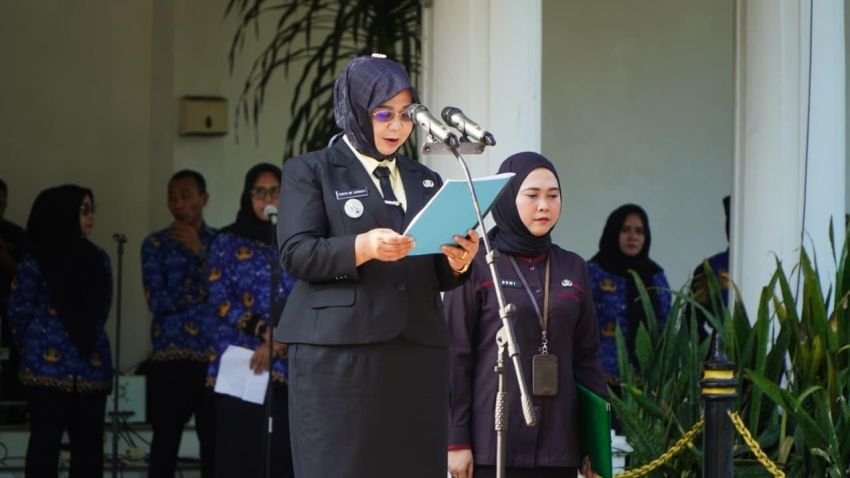 Wakil Bupati Langkat Pimpin Upacara Otoda ke-XXX, Tegaskan Sinergi Pusat&ndash;Daerah