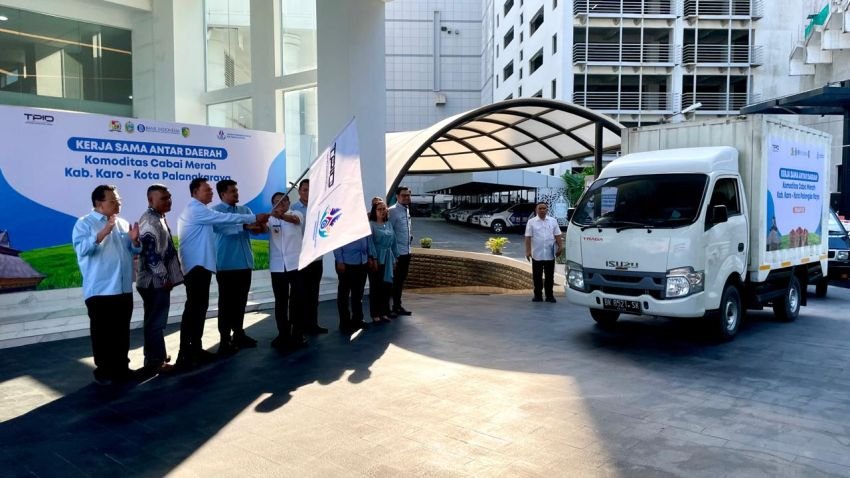KPw Bank Indonesia  Sumatera Utara Kirim 1,050 Ton Cabai Merah ke Palangkaraya