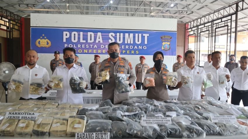 Polresta Deliserdang Gagalkan Peredaran 53 Kg Sabu dan Ribuan Ekstasi, 3 Tersangka Diamankan