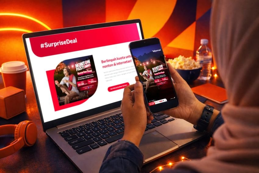 Surprise Deal SIMPATI, Kuota 50 GB Rp100 Ribu Bikin Nonton Makin Lancar