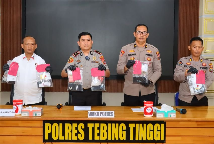 Sejak Januari, 87 Tersangka Narkoba Ditangkap Polres Tebing Tinggi