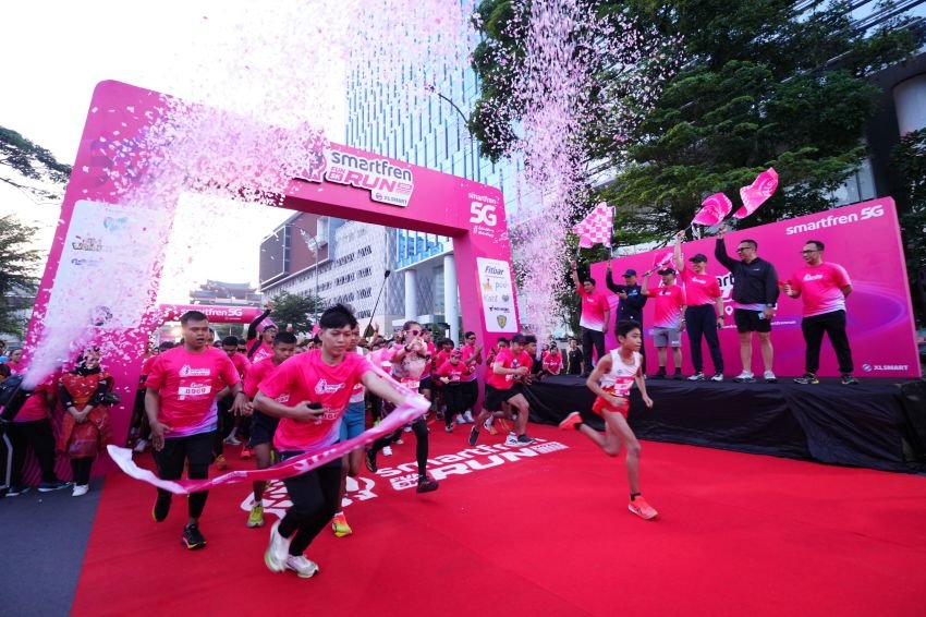 XLSMART Gelar SMARTFREN Fun Run 5G di Medan