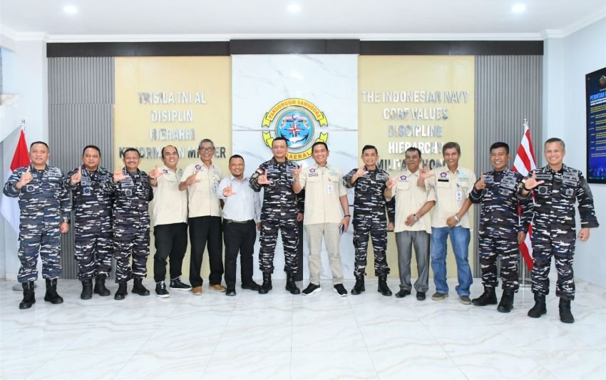 Perkuat Sinergi Keamanan dan Keselamatan Pelayaran, Dankodaeral I Terima Courtesy Call KPI Cabang Belawan