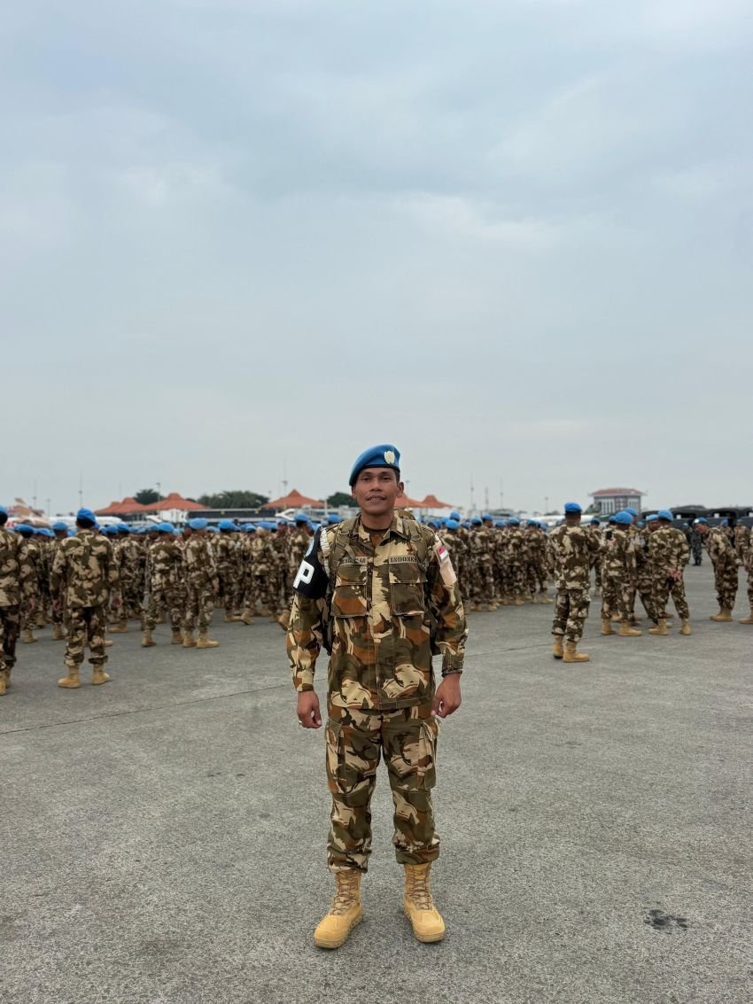 Pasukan Penjaga Perdamaian PBB Lebanon Tiba di Indonesia, Mayor Pom Deddy Siahaan Wadansatgas SEMPU XXV-Q UNIFIL dan Rombongan Pulang Dengan Selamat
