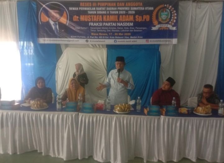 Berbagai Masalah Sosial Kembali Mengemuka di Reses dr Mustafa Kamil Adam Sp.PD