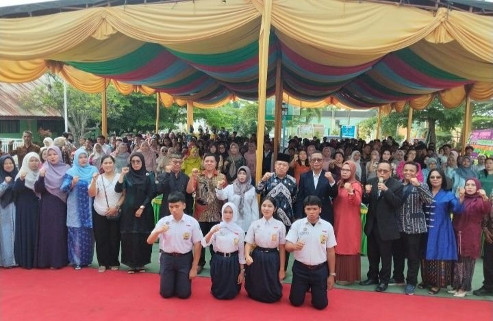 SMPN 5 Medan Gelar Pentas Seni dan Pelepasan 343 Siswa/i Kelas IX TA. 2025/2026