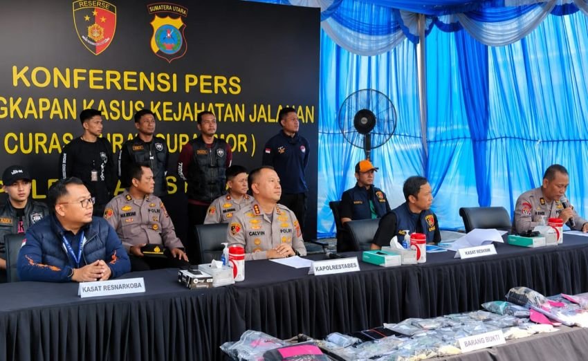 Polrestabes Medan Ungkap 123 Kasus : 145 Tersangka Dibui, 36 Bandit Jalanan Didorr