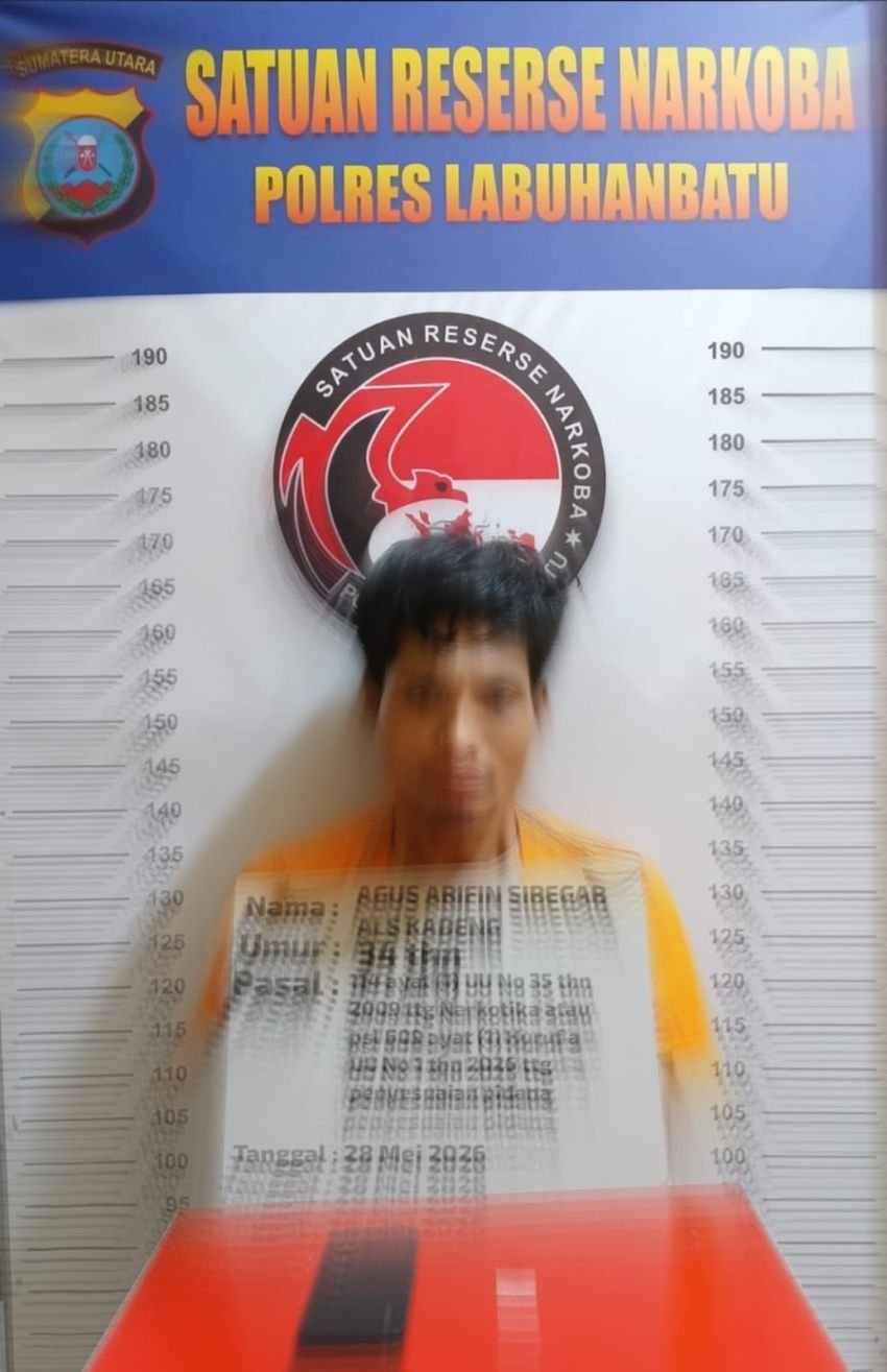 Dikibusi Warga, Satreskoba Polres Labuhanbatu 'Gercep' Tangkap Pengedar
