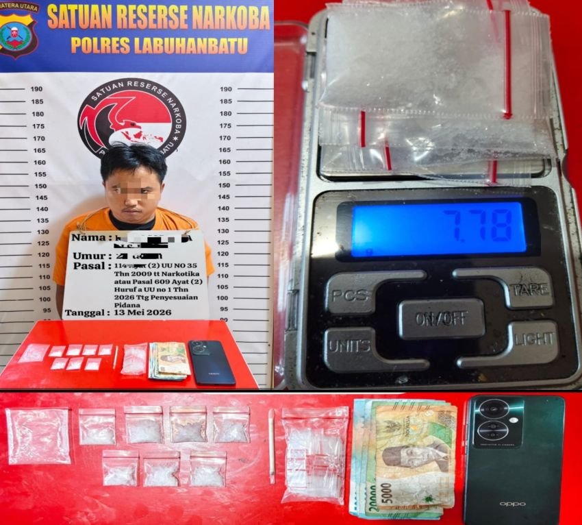 Satres Narkoba Polres Labuhanbatu Terus Gencar Lakukan Pemberantasan, Ini Buktinya