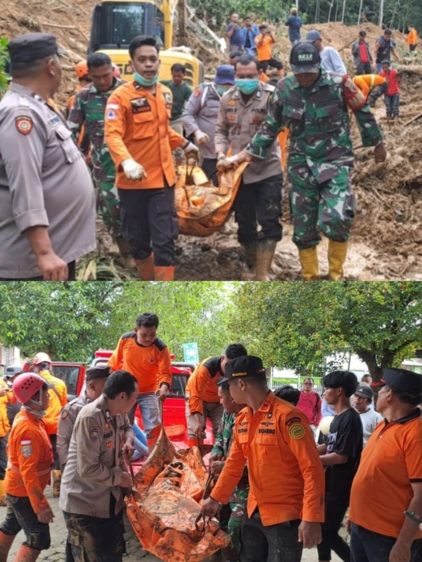 Jenazah Ayah dan Anak Korban Tanah Longsor Ditemukan