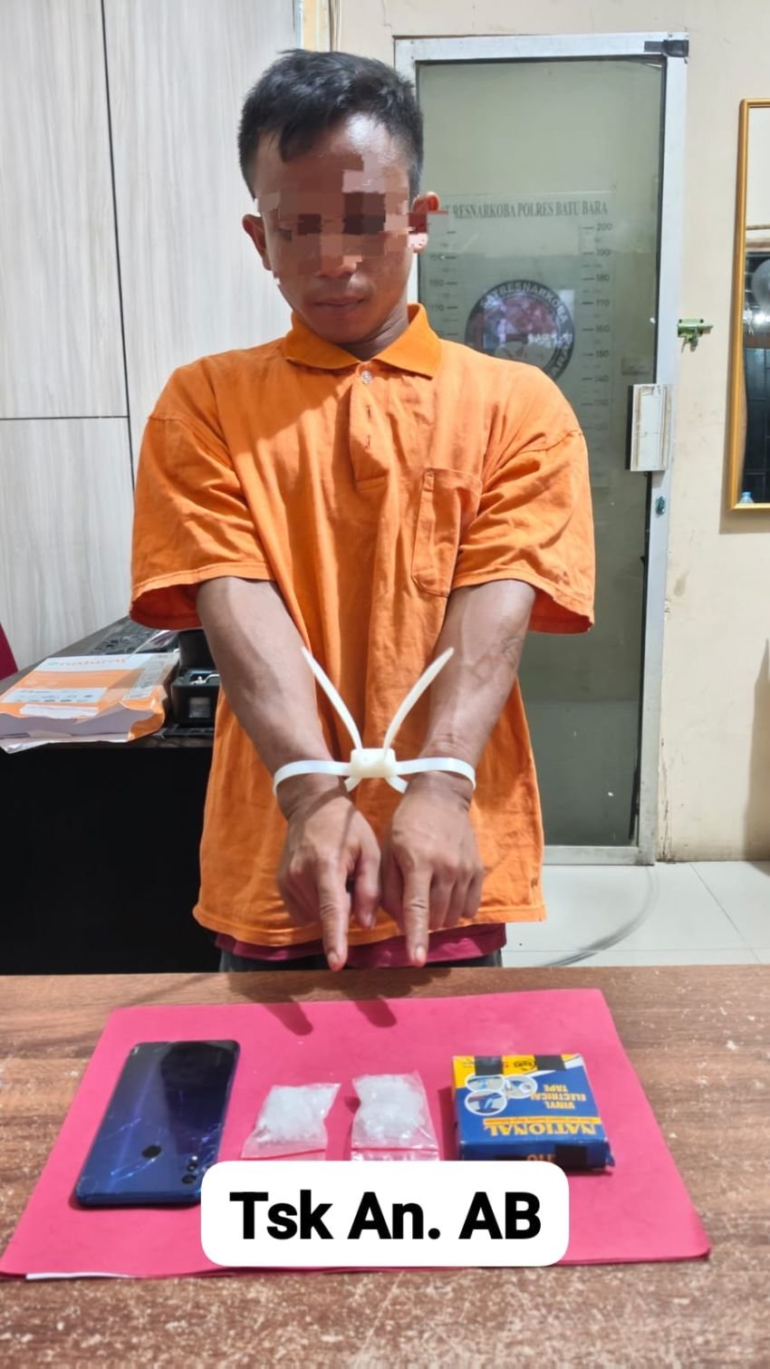 Satres Narkoba Polres Batu Bara Kembali Ungkap Kasus Peredaran Shabu Dalam Ops Antik Toba 2026