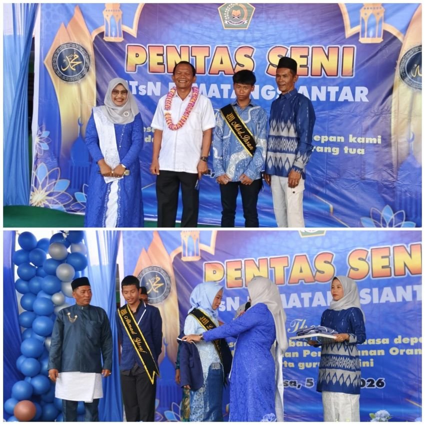 Siap Jadi Bapak Asuh, Daud Simanjuntak Motivasi Anak Didik MTsN Siantar