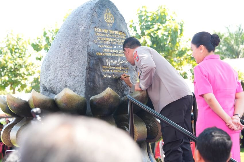 Kapolda Sumut Resmikan Fasilitas Strategis Brimob dan SPPG di Tanjung Morawa