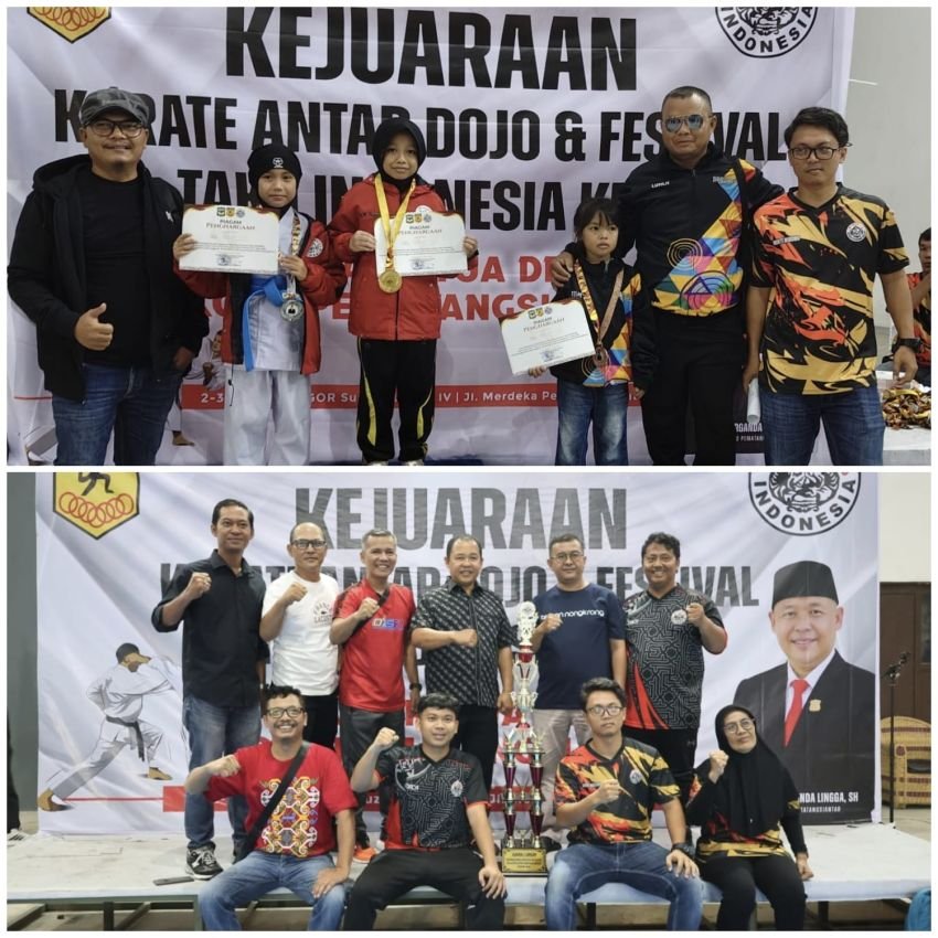 Nikita Bakkara juara I Putri Usia Dini, Dojo Dinas Pariwisata Juara I Umum Kejuaraan Karate Tako Indonesia Piala Ketua DPRD Siantar 2026