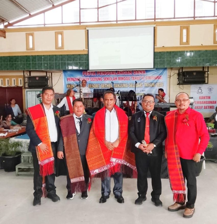 Anggota DPR RI Maruli Siahaan Tunjukkan Kepedulian Bantu Pembangunan HKBP Bethel Tanjung Selamat