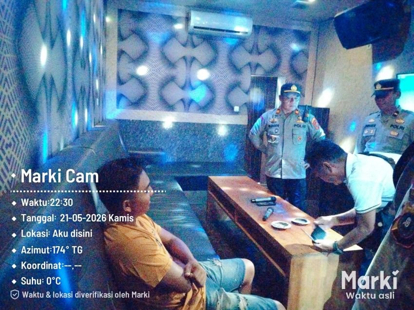 Kapolsek Bandar Huluan Pimpin Langsung Razia THM