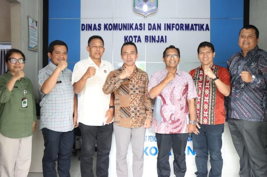 KPU Kota Binjai Perkuat Sinergi Dengan Diskominfo Untuk Publikasi Informasi Kepemiluan