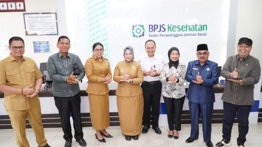 Wabup Tiorita Jemput Strategi UHC Ke BPJS Kesehatan Kabanjahe