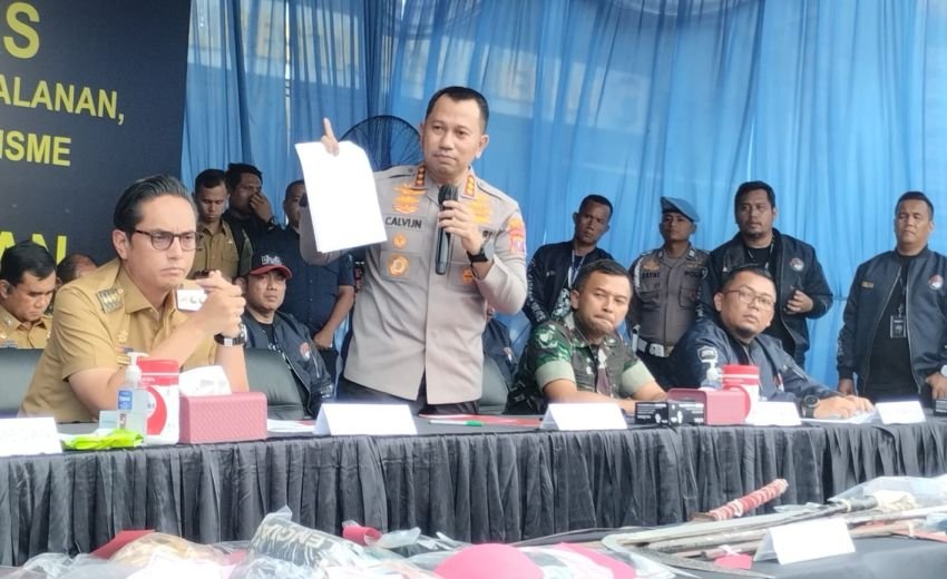 Kombes Pol Calvijn Tekan Aksi Kejahatan Jalanan Turun 15 Persen, Pengungkapan Kasus Narkoba Naik 53 Persen