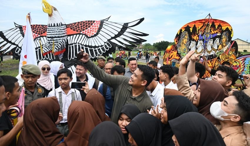 Festival Layang-Layang Piala Gubernur Dibuka, Bobby Nasution Ingin Jadi Daya Tarik Wisata Sumut