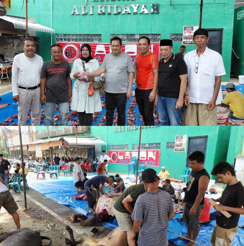 Momen Idul Adha 1447 H, Keluarga Besar Ladon Sembelih 8 Hewan Kurban
