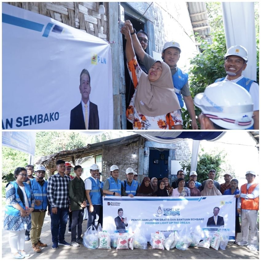 Melalui Kegiatan Sosial, PLN UP3 Pematangsiantar Nyalakan Harapan Lewat Program Light Up The Dream dan Penyaluran Sembako