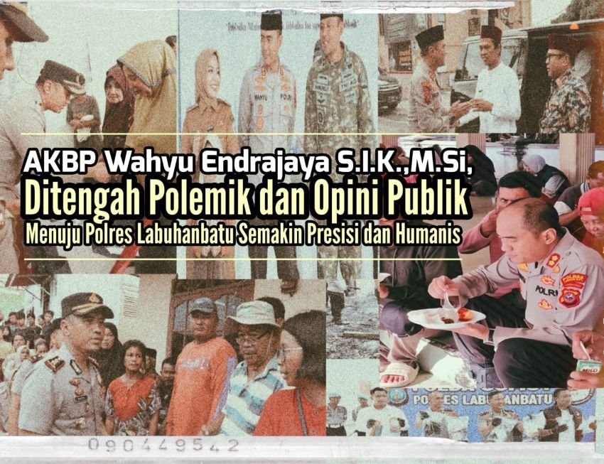 AKBP Wahyu Endrajaya, Ditengah Polemik dan Opini Publik Menuju Polres Labuhanbatu Semakin Presisi dan Humanis