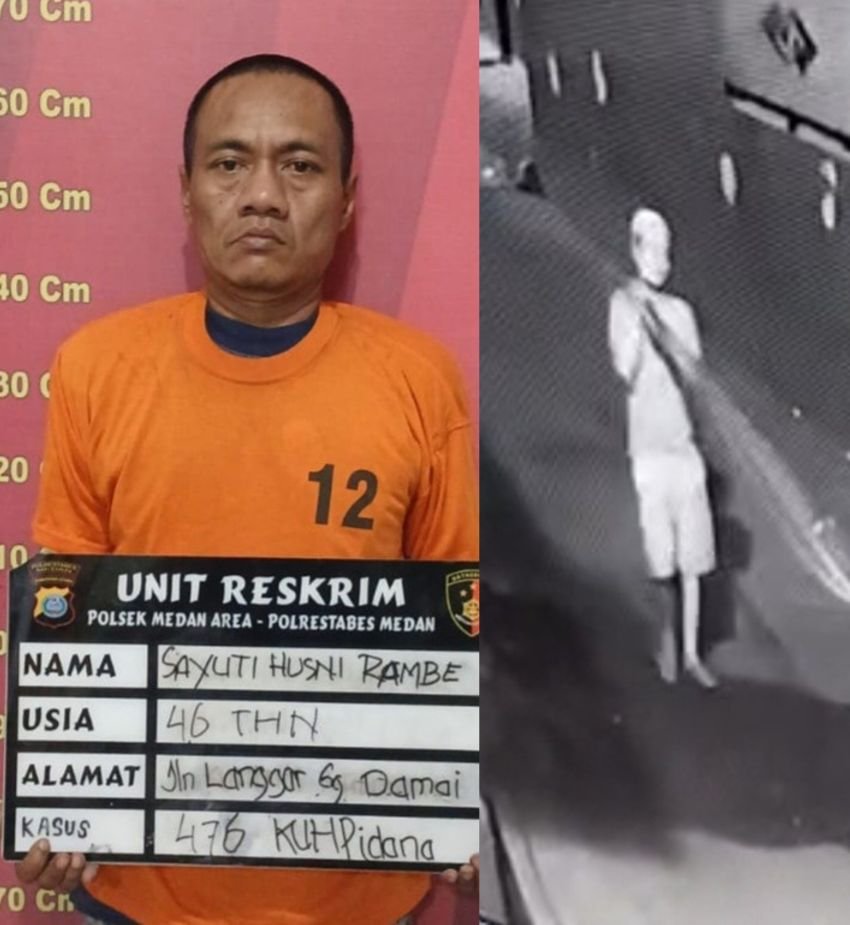 Polsek Medan Area Tangkap Buronan Pencuri Material Bangunan Milik Kepling