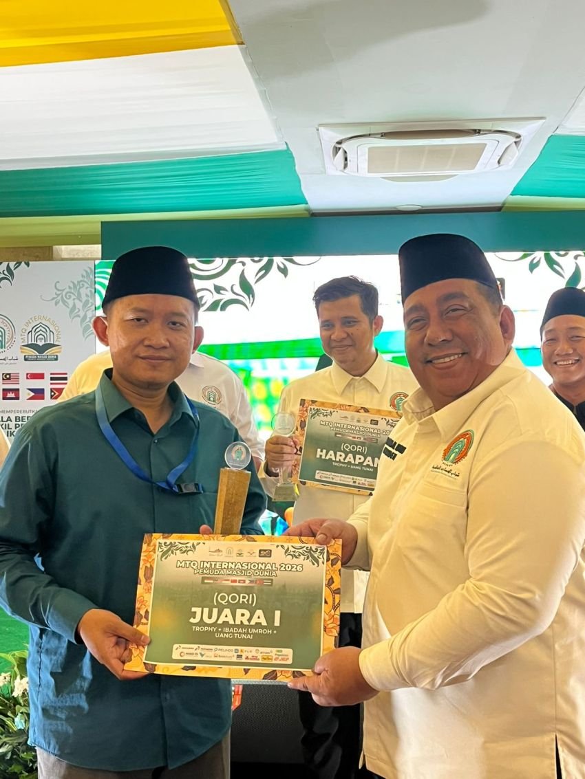 Qori Qoriah indonesia Terbaik di Ajang MTQ Internasional Jakarta Rebut Piala Bergilir Wakil Presiden