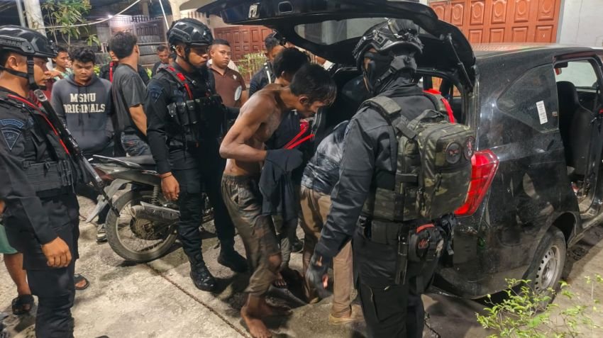 Aksi Cepat Patroli Brimob Polda Sumut di Tengah Malam, Gagalkan "Rayap Besi"