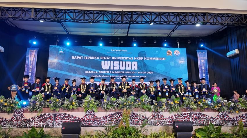 Universitas HKBP Nommensen Gelar Wisuda, Tegaskan Komitmen Membangun Generasi Unggul dan Berdampak