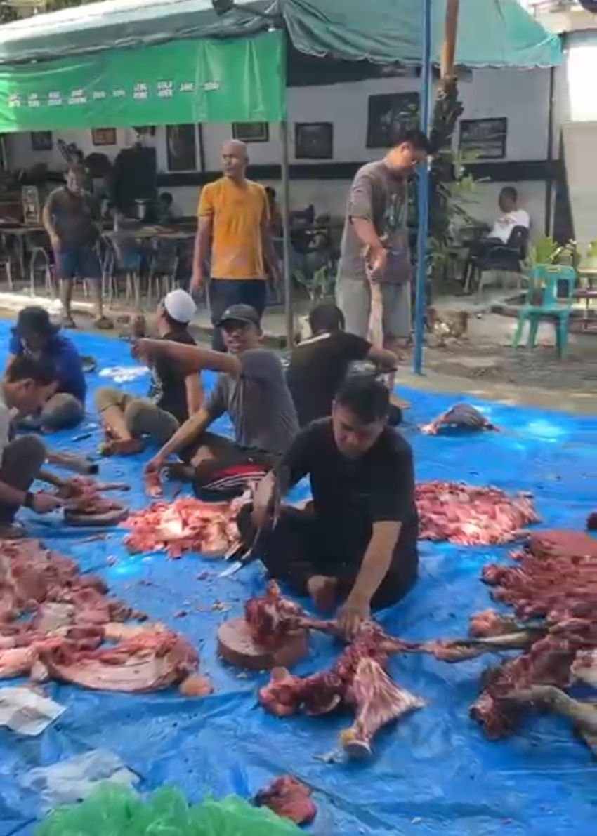 Forum Jurnalis Medan Sembelih 4 Hewan Kurban Idul Adha 1447 H, Merawat Kebersamaan dan Pererat Tali Silaturahmi