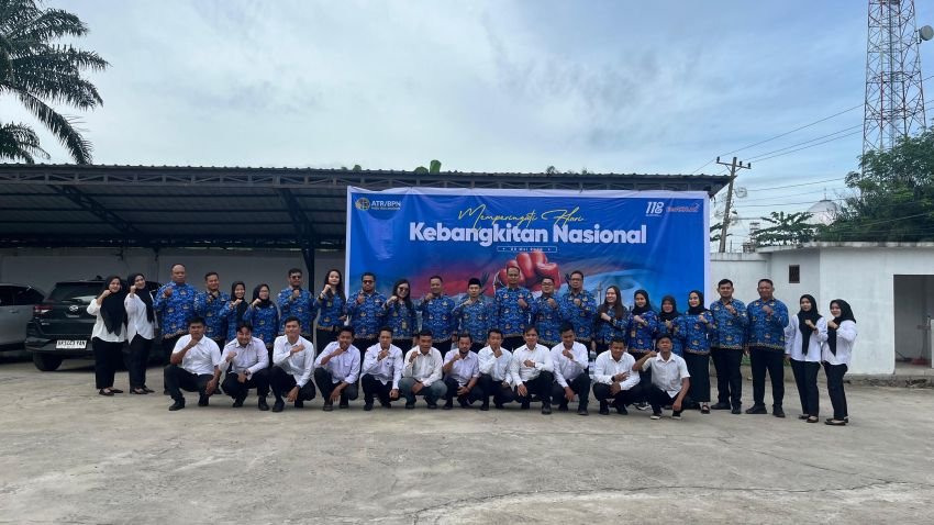 Harkitnas ke-118, Kantah BPN Labusel Kobarkan Semangat Nasionalisme dan Generasi Digital.