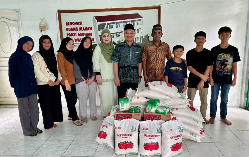Pimpinan Medan Pos Berbagi Rezeki Ke Panti Asuhan