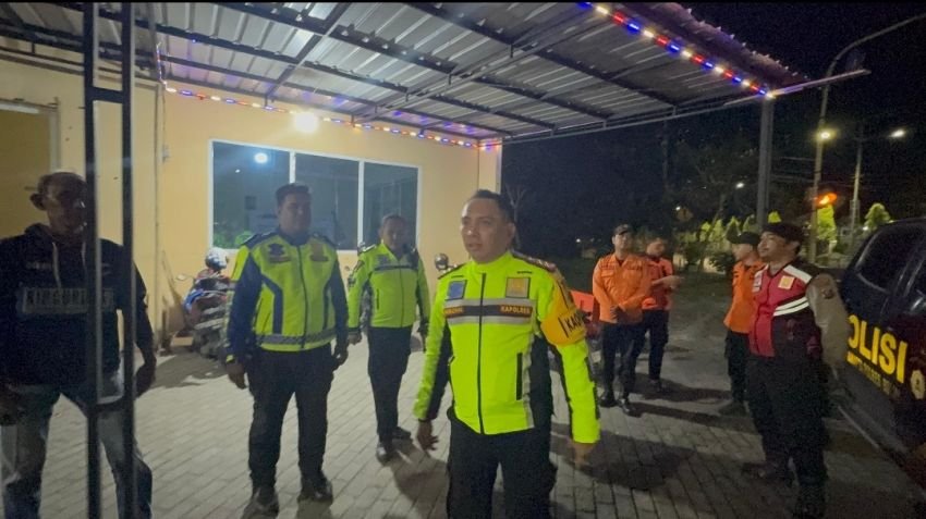 Kapolres Bersama Timsus Anti Begal Pimpin Patroli KRYD Di wilayah Hukum Polres Binjai.