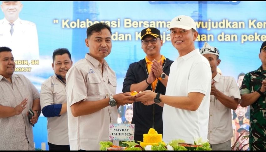Pemkab Langkat Hadirkan May Day Harmonis, Para Buruh Meriahkan Gerak Jalan di Stabat