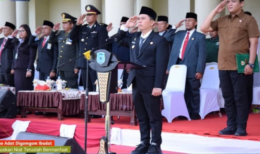Pimpin Upacara Hari Lahir Pancasila 2026, Bupati Padang Lawas Ajak Amalkan Nilai Pancasila