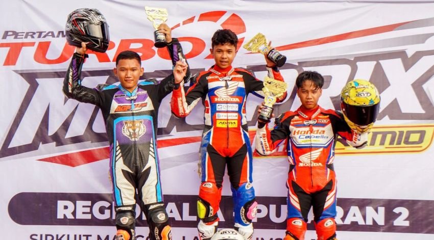 Konsistensi Pembinaan Pebalap Honda Sumut Berbuah Prestasi di Kejurnas Motoprix Lahat