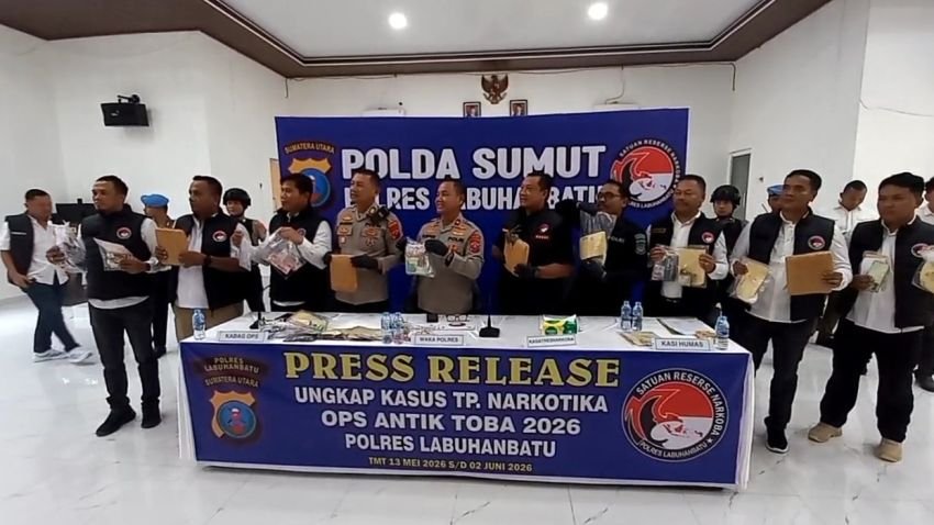 Ops Antik Toba 2026, Satreskoba Polres Labuhanbatu Selamatkan 13.545 jiwa