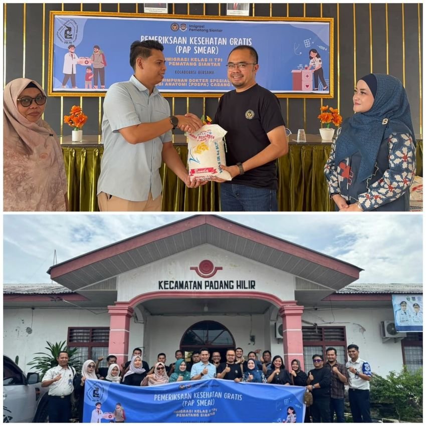 Imigrasi Pematangsiantar Gelar Bakti Sosial dan Pemeriksaan PAP SMEAR Gratis, Wujud Nyata "Imigrasi Untuk Rakyat"