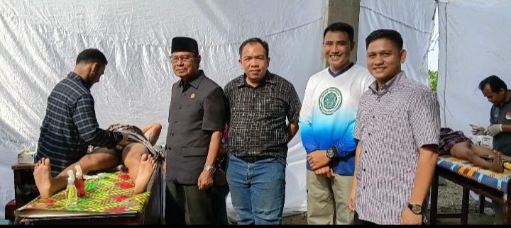 dr Mustafa Kamil Adam Sp.PD Gelar Wasbang Dirangkai Baksos Kesehatan