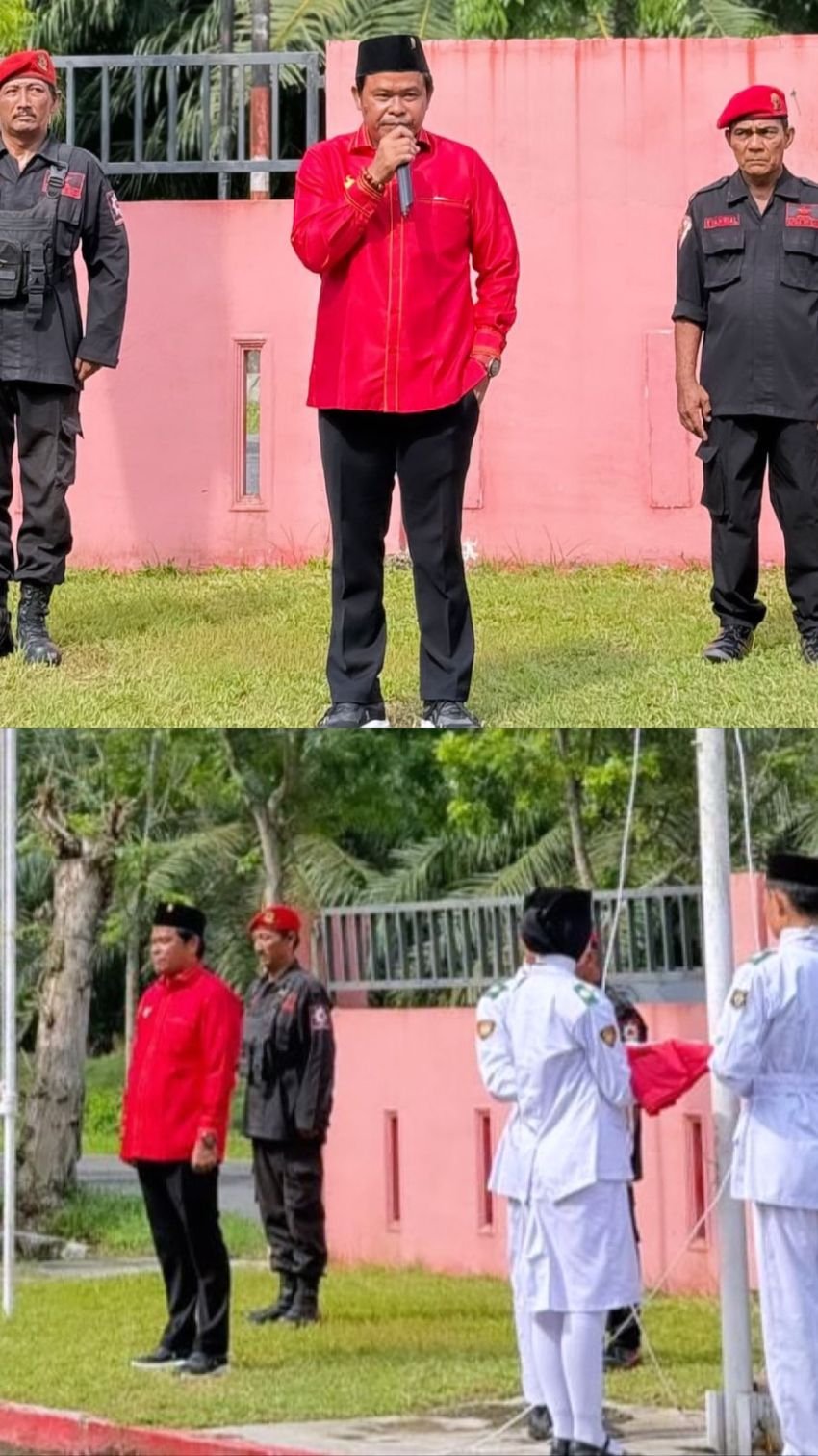 Ketua DPC PDI Perjuangan Deli Serdang Pimpin Upacara Hari Lahir Pancasila