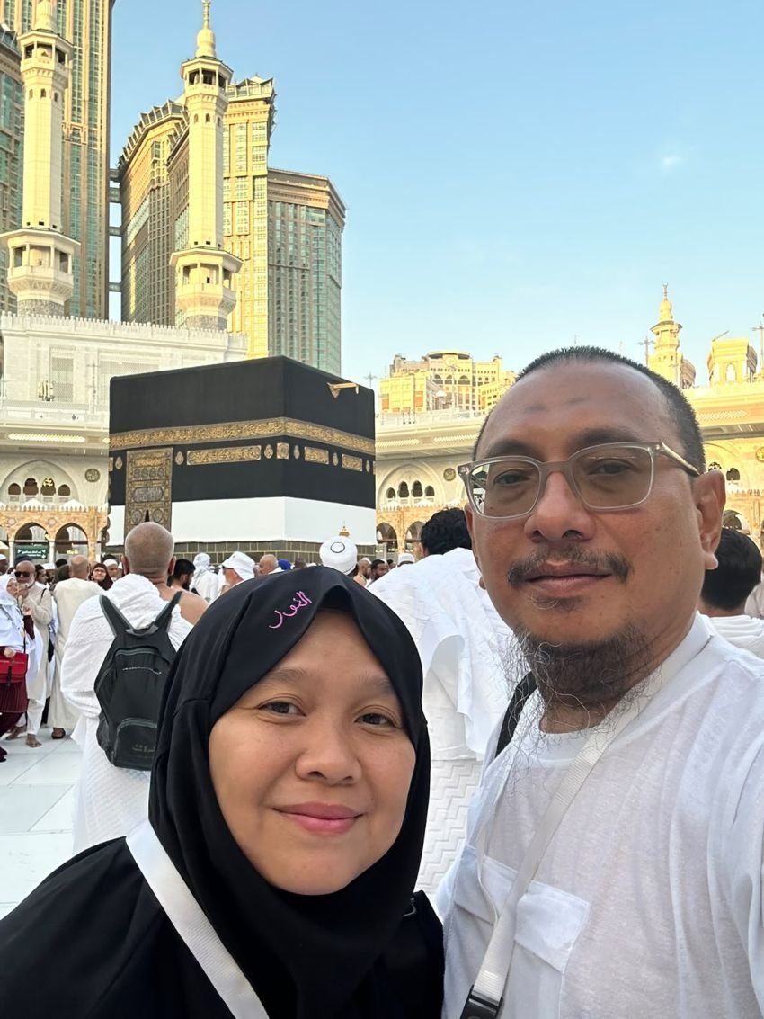 Pasangan Dosen Prof Yulianta Siregar dan Nani Barora Nasution Apresiasi Pelayanan Petugas Ibadah Haji Tahun 2026
