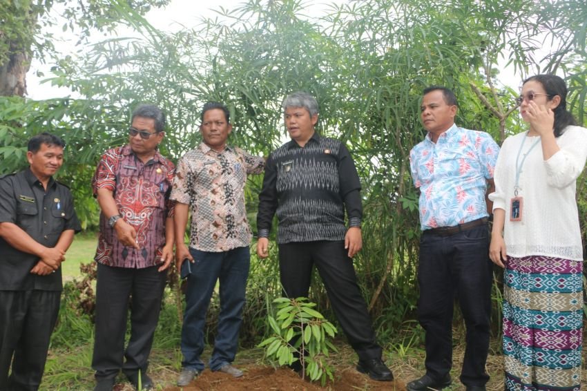 PT. Taspen (Persero) Salurkan 1.500 bibit Durian Unggul kepada Koptan di Kecamatan Parmonangan