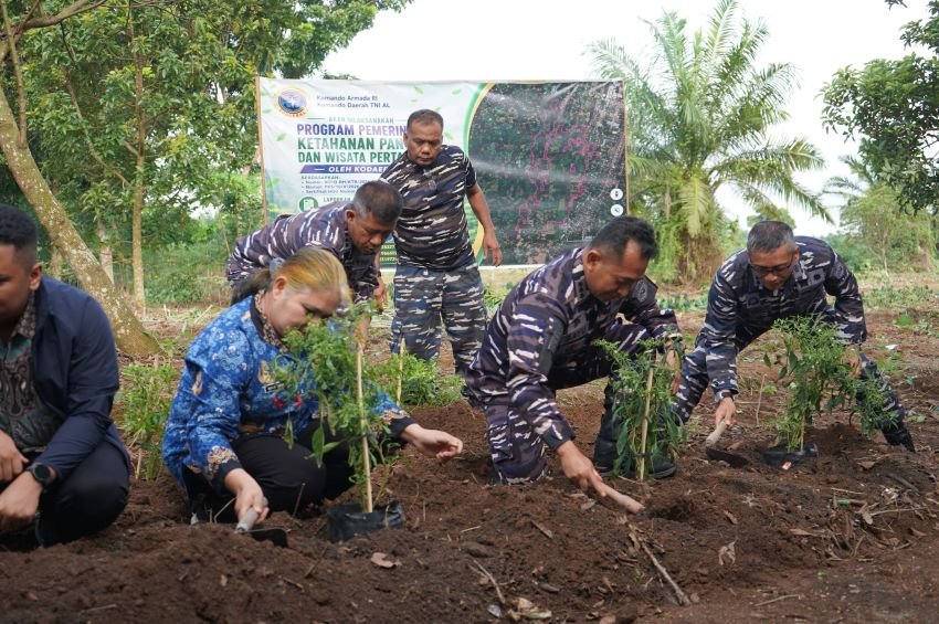 &lrm;Kodaeral I Tanam Perdana 270 Ha Lahan Dukung Ketahanan Pangan Di Deli Serdang