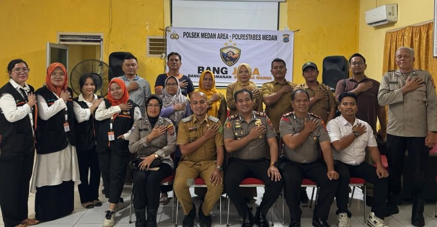 Perkuat Kamtibmas, Kapolsek Medan Area Perkenalkan Program "BANG JAGA" di Kelurahan Tegal Sari Mandala III