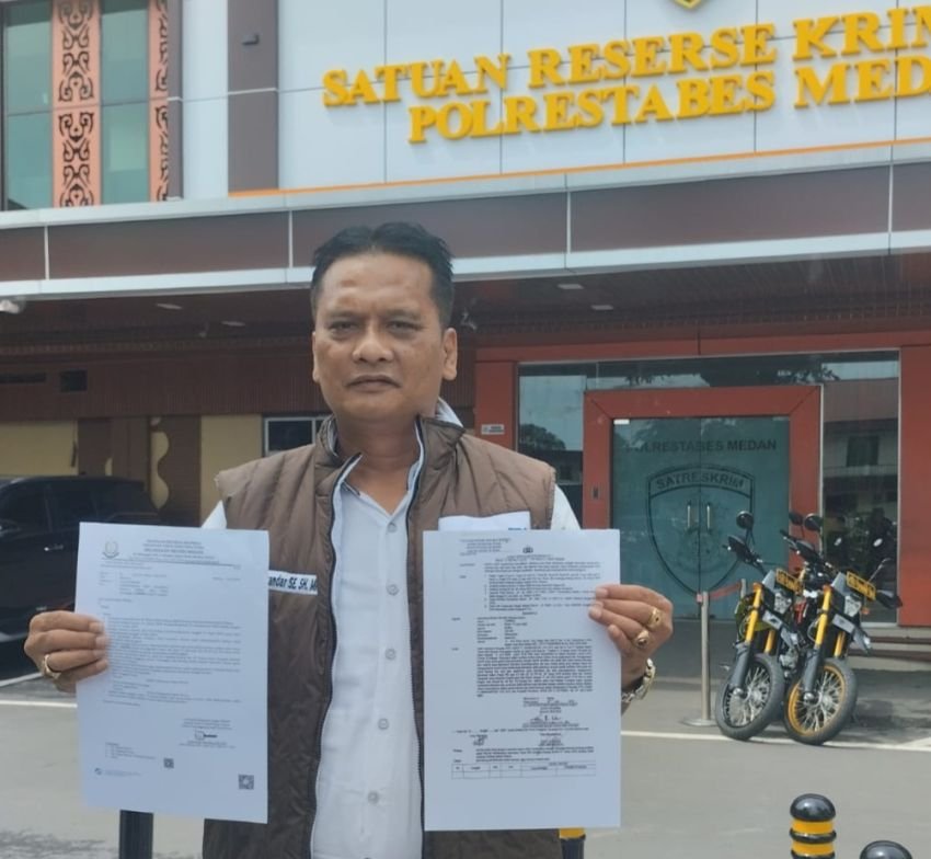 Pastikan Pelimpahan Tersangka Dugaan Pemalsuan Merek Sesuai Prosedur : PH Kenko Easy Gel Iskandar Simatupang Apresiasi Kinerja Kapolrestabes Medan