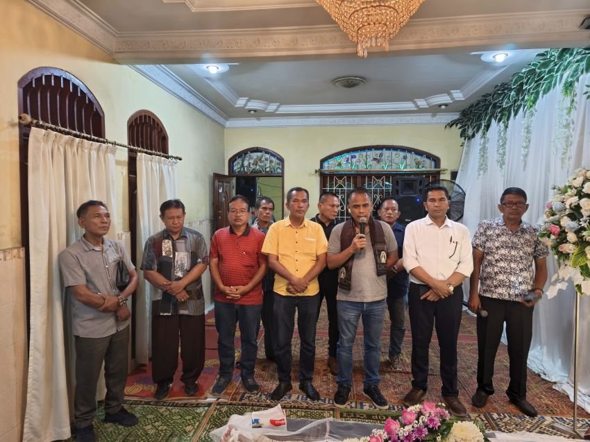 Maruli Siahaan Kunjungan Sosial Ke Rumah Almarhum Rotua Br Siahaan Anggota PPSD Siahaan Sektor 30 Medan Timur