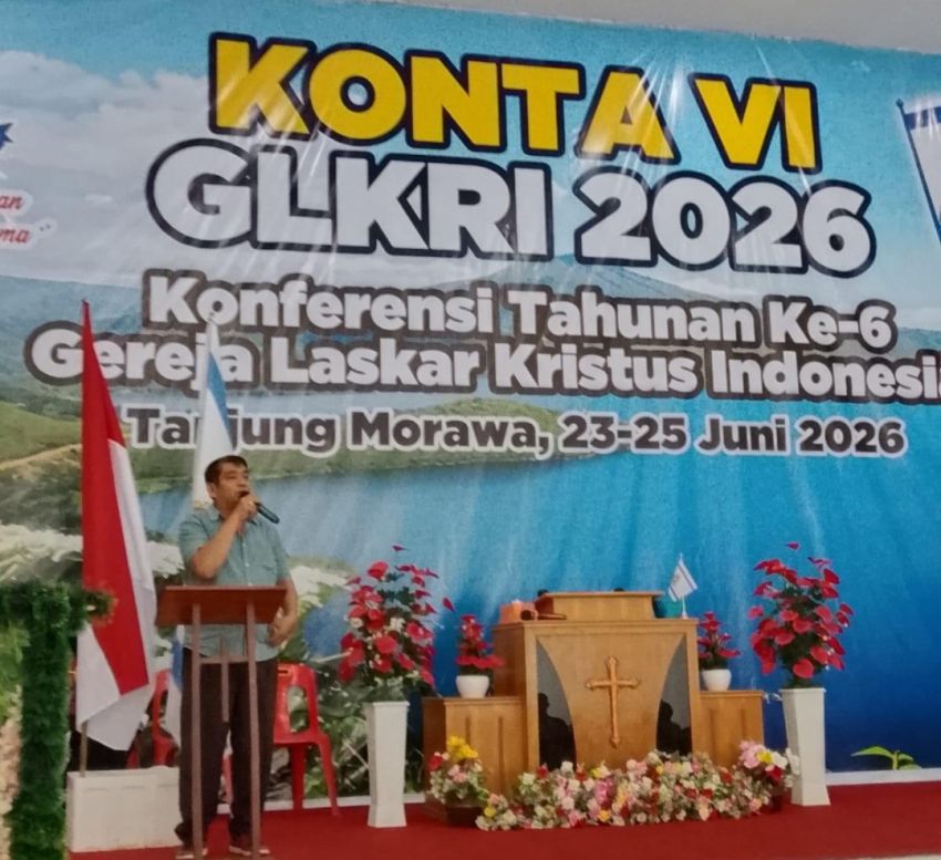 Maruli Siahaan Tegaskan Dukung Penguatan Kehidupan Rohani Dan Persatuan Umat Dalam Konferensi Tahunan ke 6 GLKRI 2026